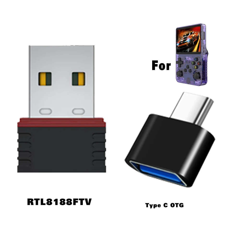 RTL8188FTV WiFi Adapter with Type-C OTG